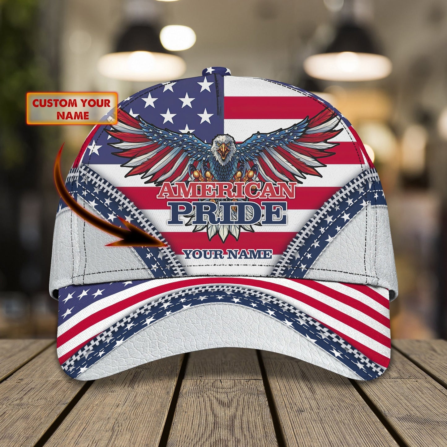 3D Classic Cap Classic Cap American Pride Lasfour CA1625