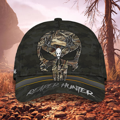 3D Classic Cap Reaper Hunter Personalized Name Cap 26 Lasfour CA2274