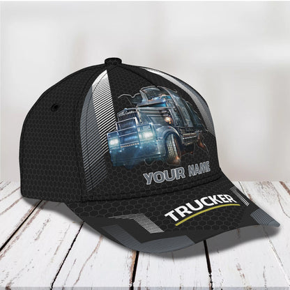 3D Classic Cap Trucker Personalized Name Cap 239 Lasfour CA1343