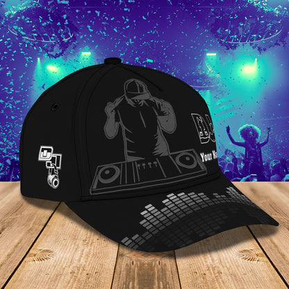 3D Classic Cap Dj Personalized Name Cap Nama636 Lasfour CA1754