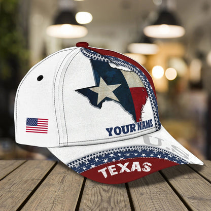 Customized 3D Full Printed Baseball Cap Pray For Texas, Texas Baseball Cap, Texas Classic Cap CO0382