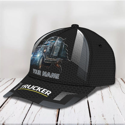 3D Classic Cap Trucker Personalized Name Cap 239 Lasfour CA1343