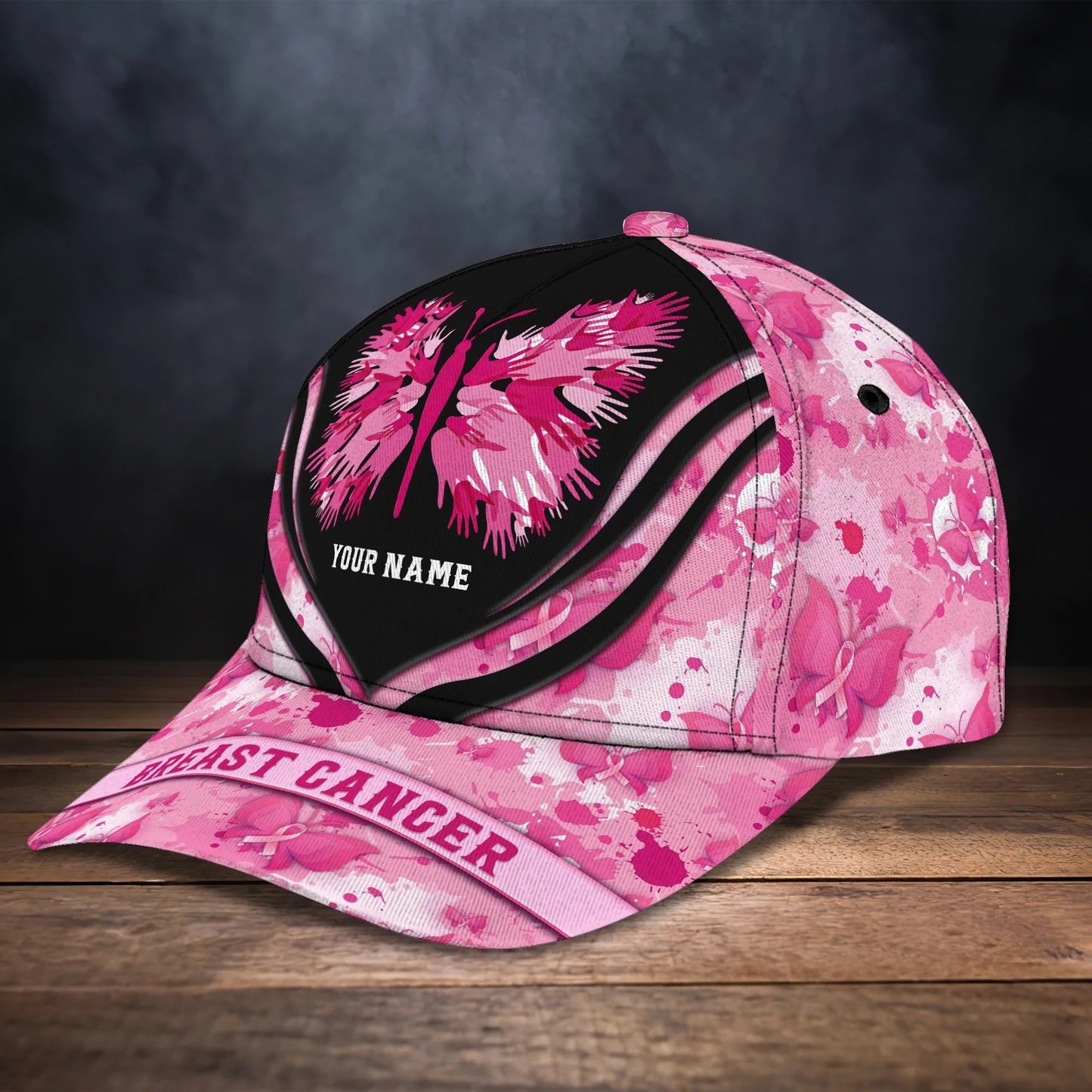 Custom Breast Cancer Pink Cap Hat For Women, To My Daughter Breast Cancar Survivor Gift CO1014