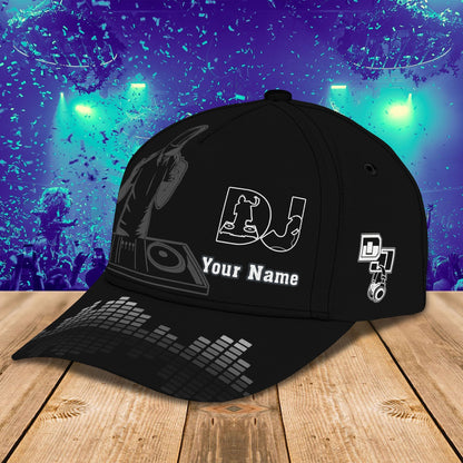 3D Classic Cap Dj Personalized Name Cap Nama636 Lasfour CA1754