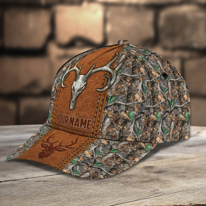 3D Classic Cap Deer Hunting Personalized Name Classic Cap Lasfour CA1850