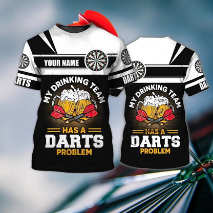 Personalized Dart Shirt Full Printing For Darts Player, Gift For Dart Lover, Dart Player Gifts TO0098