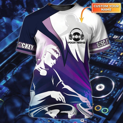 Customized 3D All Over Print Dj Shirt, Dj Tshirt For Men And Women, Unisex Dj Tshirt, Bar Shirt, Dj Gifts TO0677