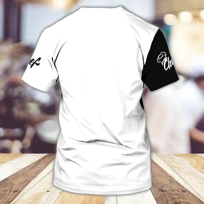 Custom Black And White Chef Shirt, Men Chef Shirt, Master Chef Shirt For Her TO1045