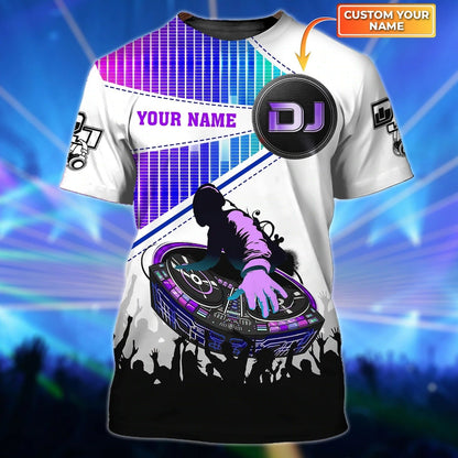 Personalized Let'S Go Party Dj 3D Tee Shirt For Men And Woman, Summer Travel Dj Shirt, Gift To A Disc Jockey TO0040