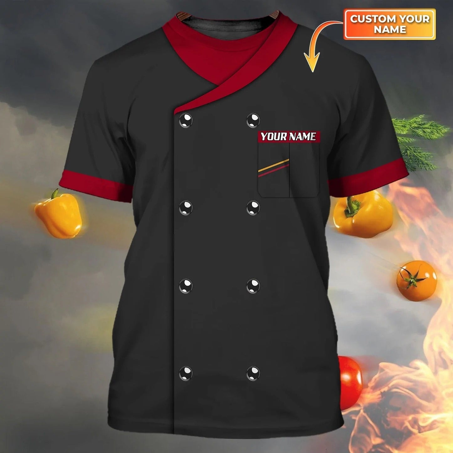 Custom Chef Shirt For Him, Women Chef T Shirt, 3D All Over Printed Master Chef T Shirt TO1043