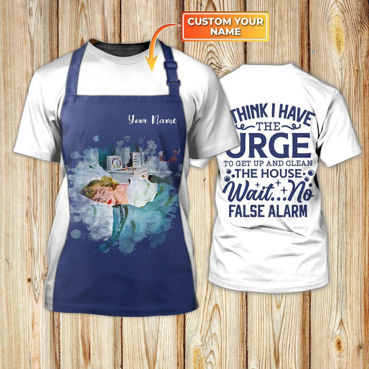 Custom 3D T Shirt For Wife, No Need To Get Up And Clean House Wife Shirt, Gift For Wife TO2555