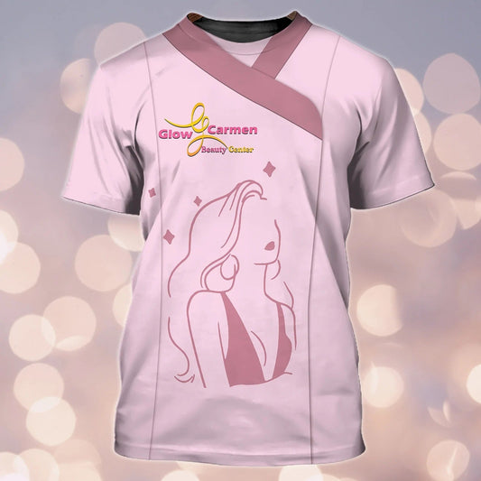 Glow Carmen Beauty Center 3D Tshirt Tad, Beauty Center Shirts TO1023