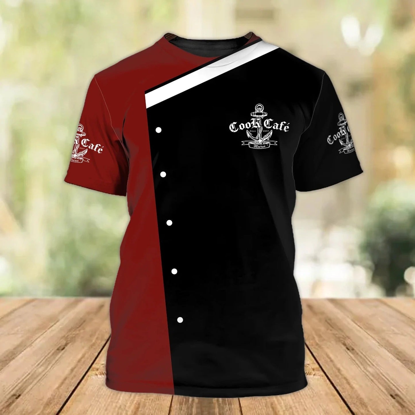 Cook Cafe T Shirt For Men And Women 3D Cook Shirt 3D Chef Shirts TO0918