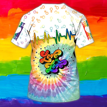 Customized With Name, T Shirt For Lgbt, Pride Shirt Love Is Love, Gay Pride Shirts, Lesbian Tshirts LO0823