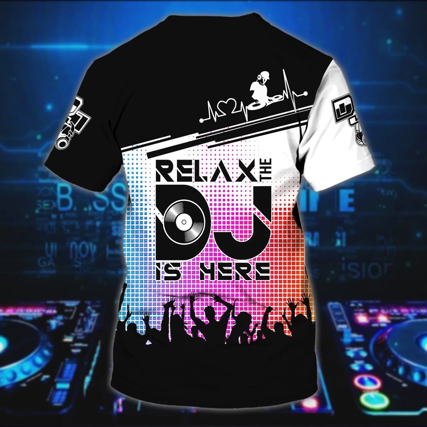 Personalized 3D All Over Print Dj Tshirt For Men And Women, Disc Jockey T Shirt, Summer Music Party Shirt, Deejay Shirt TO0033