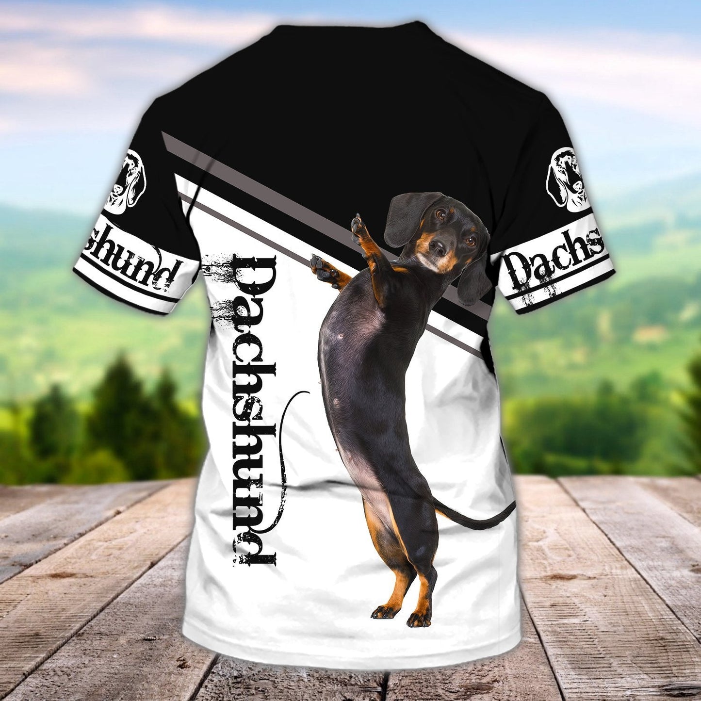 Custom 3D All Over Print T Shirt For Dachshund Lover, Dachshund Tee Shirts Men Women TO1108