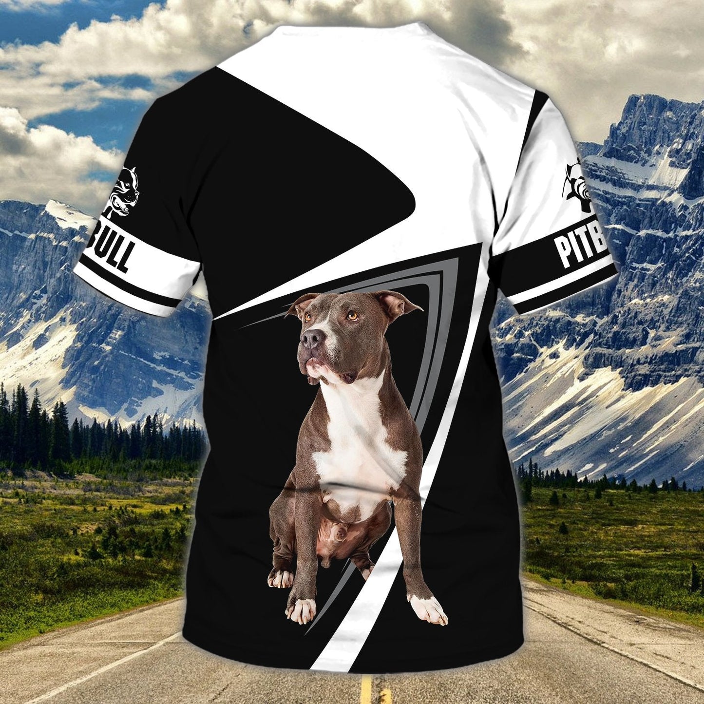 Custom Name Pitbull Sublimation On Shirt, Shirt For Pitbull Lovers TO1101