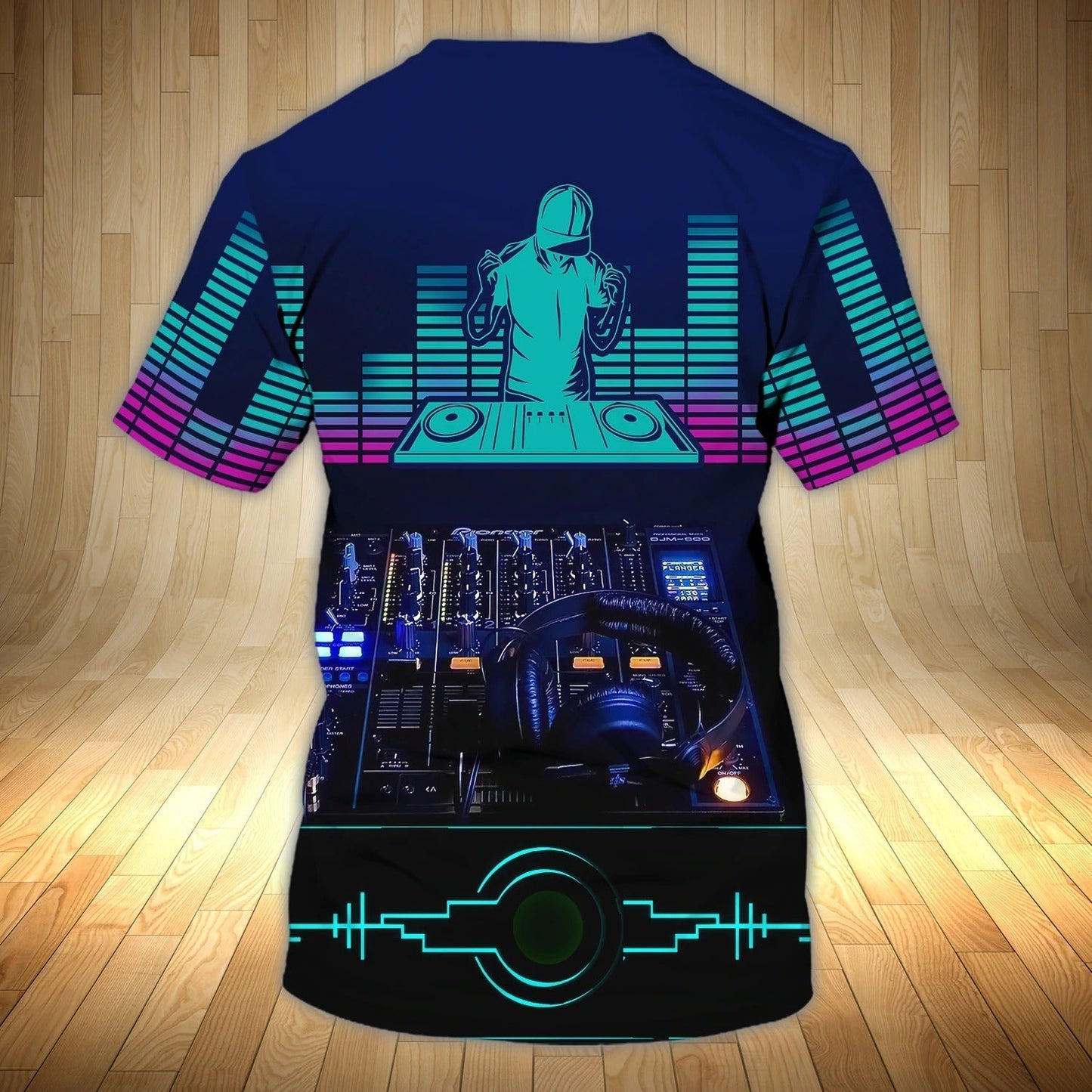 Personalized Dj Girl Tshirt 3D, Dj Woman Shirt, Born To Dj Forced To Work Shirt For Girlfriend Dj Musican Lover TO0044