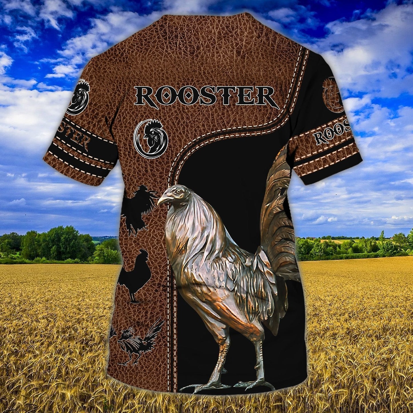 Customized 3D full printed Rooster T Shirt, Chicken Shirts, Gift For Famers TO0841