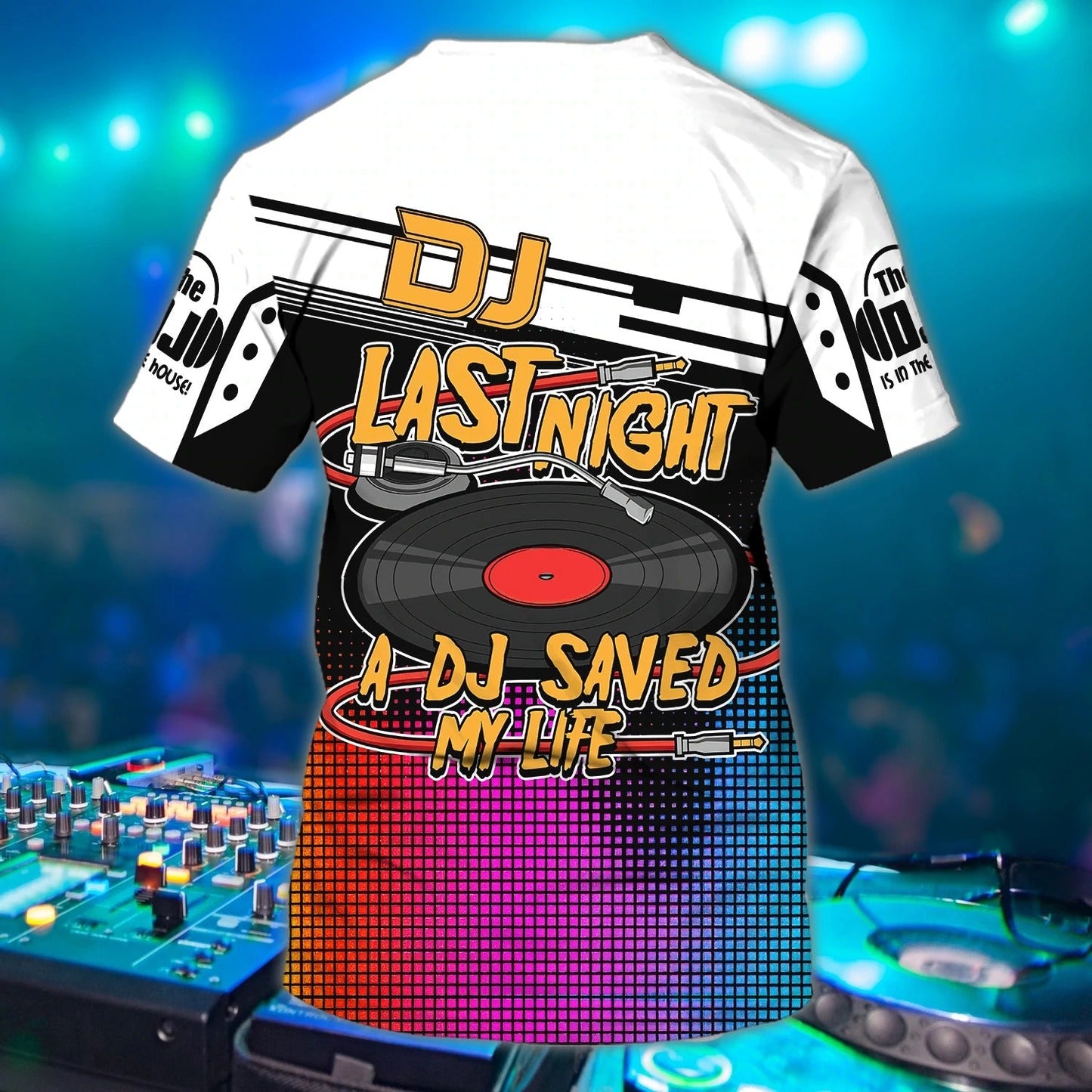 Personalized 3D Full Print Disc Jockey Shirt For Men And Woman, Unisex Dj Shirts, Dj Tshirt For Summer Concert TO0048