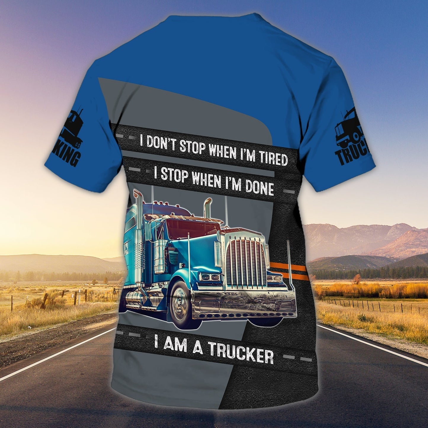 Custom Trucking Shirt I Am A Trucker Proud Trucker Shirt Labour Day Gifts TO1710