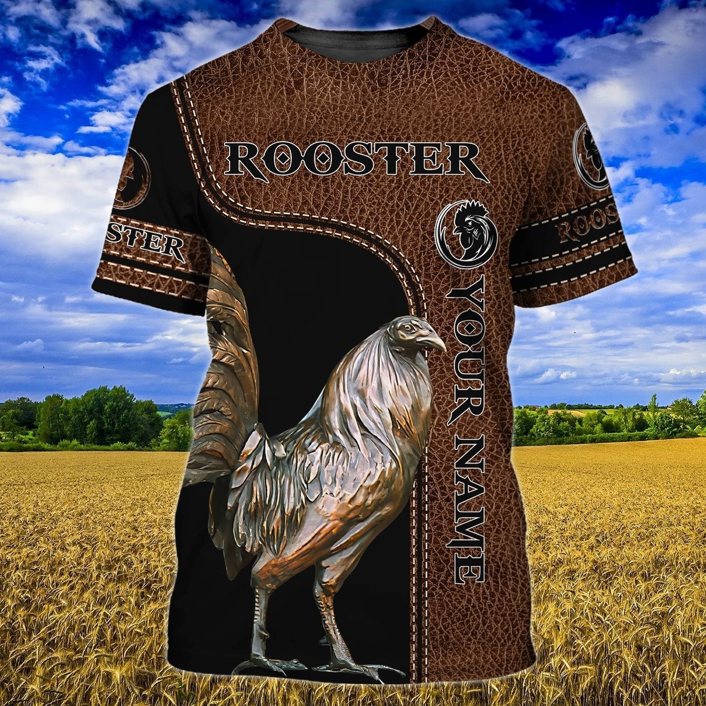 Customized 3D full printed Rooster T Shirt, Chicken Shirts, Gift For Famers TO0841