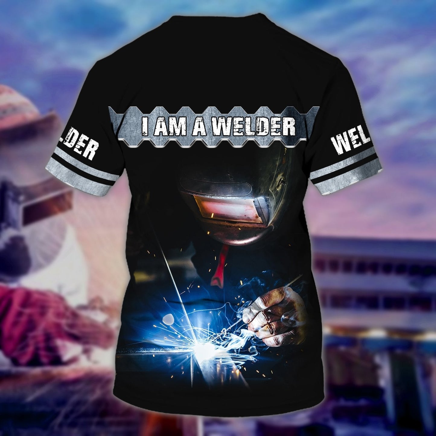 3D All Over Print Custom Name Welder Shirt, I'm a Welder, Job Welder Worker Shirt TO3122