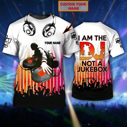 Personalized Dj 3D Cool T Shirt For Music Party, Deejay Enjoy The Party And Relax Custom 3D Shirts For Men And Woman TO0058