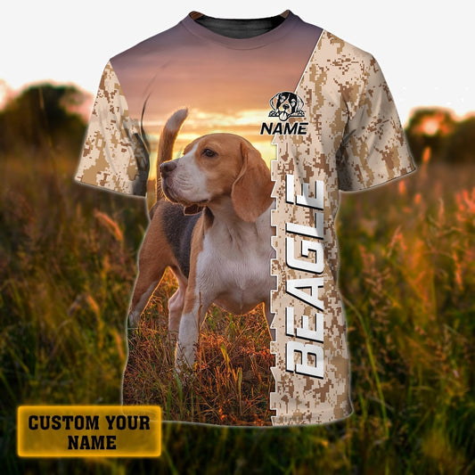 Cool Sublimation Shirt With Beagle, Custom Shirt For Beagle Lovers, Dog On Shirts TO1095