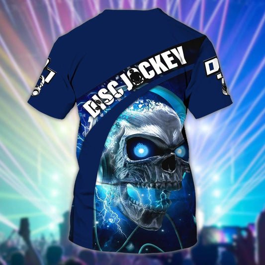 Skull Dj 3D Full Print Shirt, To My Boy Friend Dj Musican Gifts, Dj 3D All Over Print Tee Shirt, Dj On Shirts TO0034