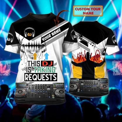 Custom 3D Dj Tshirt, I Was A Dj Before Serat, Birthday Present For Dj, Disc Jockey Gifts, To My Boyfriend Dj TO0038