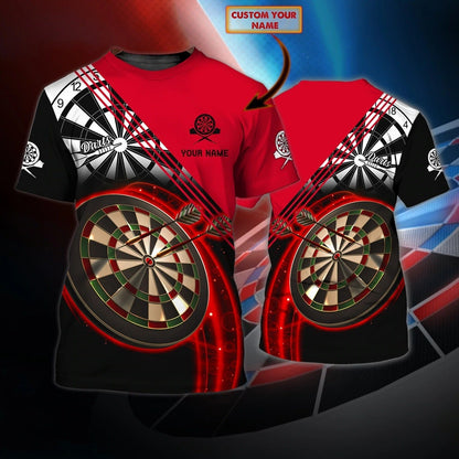 Customized 3D Dart Shirt For Men And Women, Dart On Shirt, Custom Dart Shirt, Gift For Dart Player TO0666