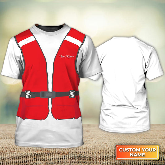 Custom 3D Shirt For Beach Lifeguard Ocean Lifeguard Pool Lifeguard Unifom TO1804