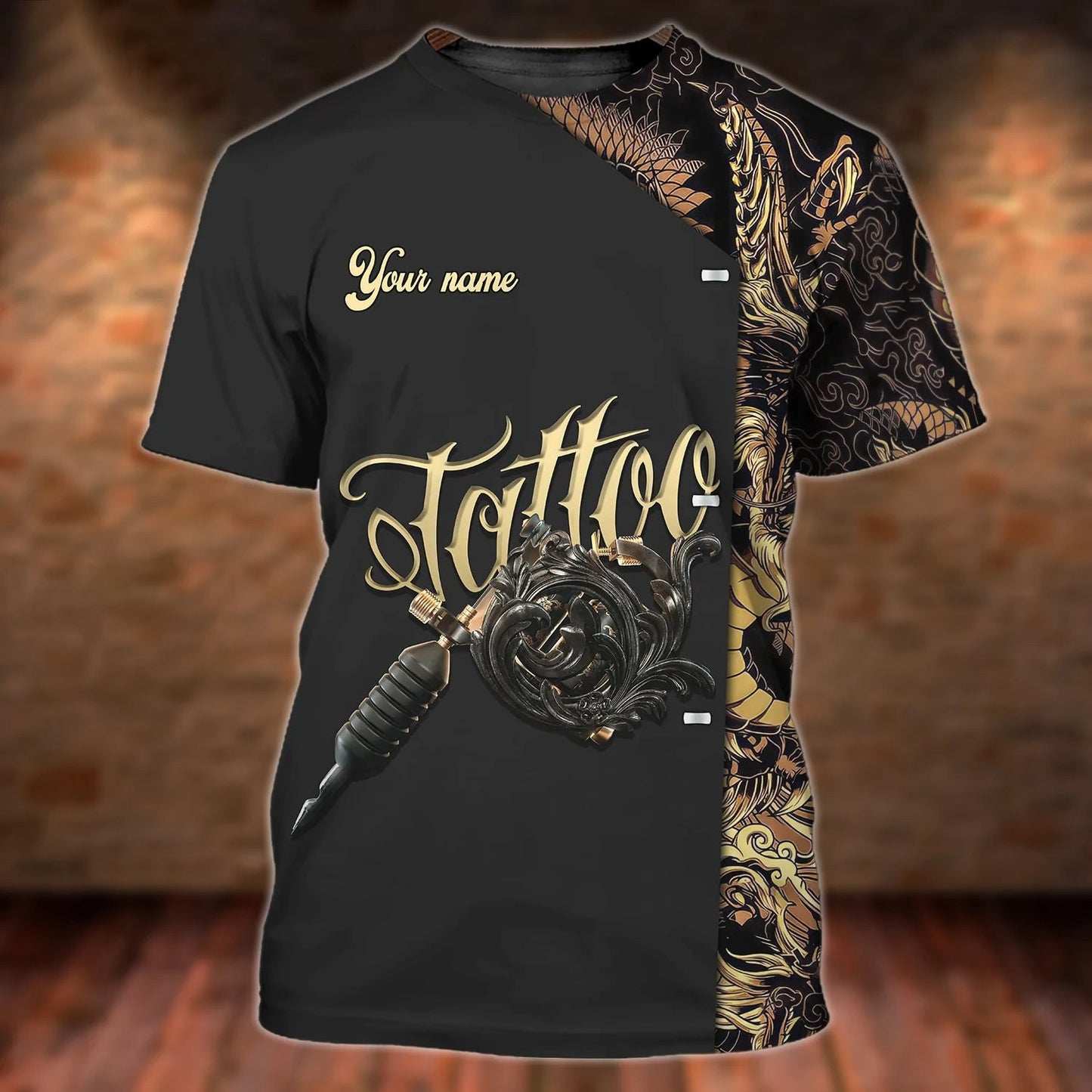 3D All Over Print Tattoo Artist Shirt, Men Tattoo Uniform, Premium Shirt For Tattoo Lover, Tattoo Design On Shirt TO2616