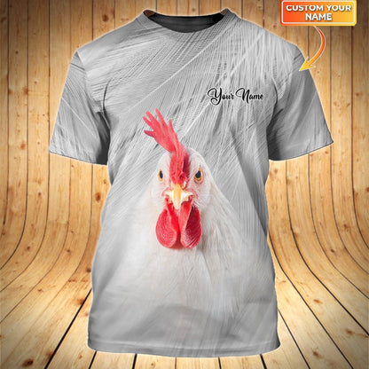 Personalized Chicken Funny Shirt Rooster 3D All Over Print Shirt Men Women Gift To Chicken Lover TO1792