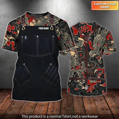 Personalized 3D Tattoo Shirt Men, Tattoo Artist Tshirt, Tattoo Apparel TO2687