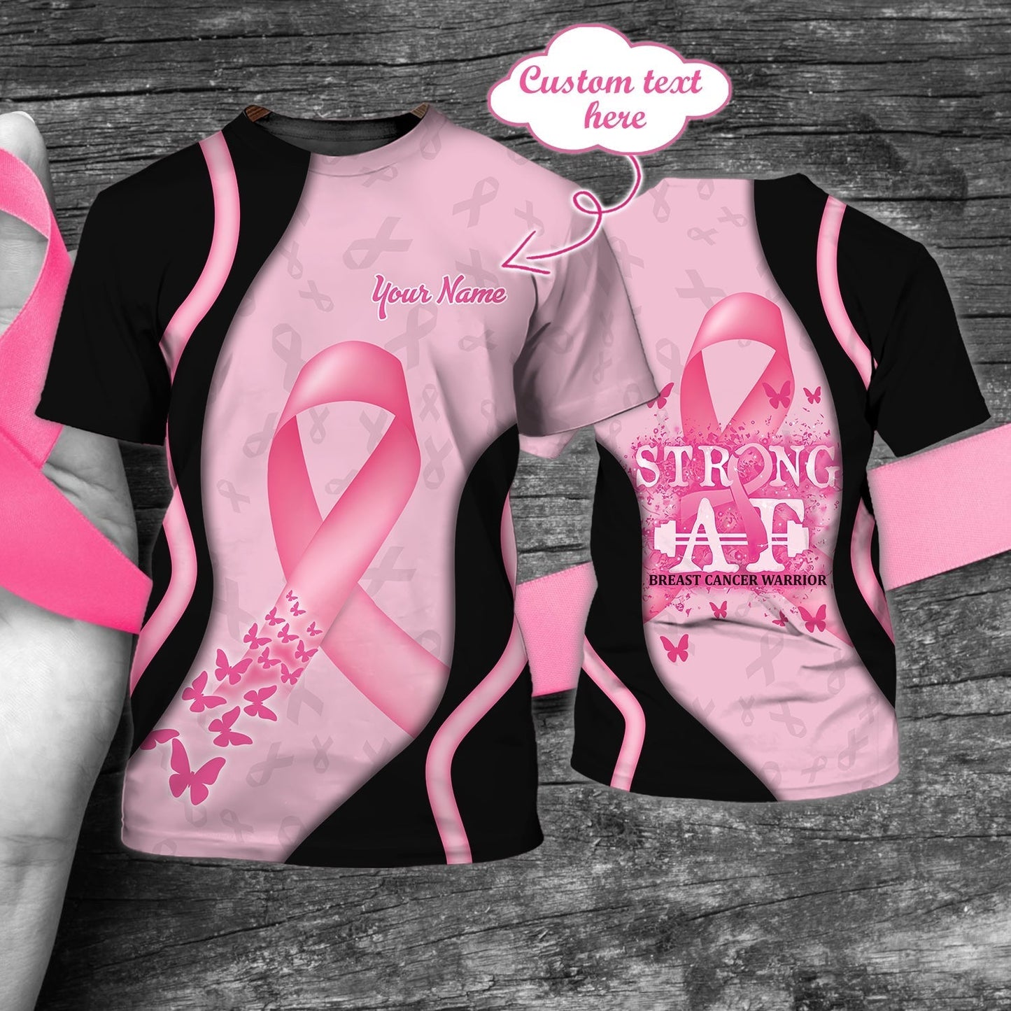 Personalized Breast Cancer Awareness Shirt For Men Women TO2415