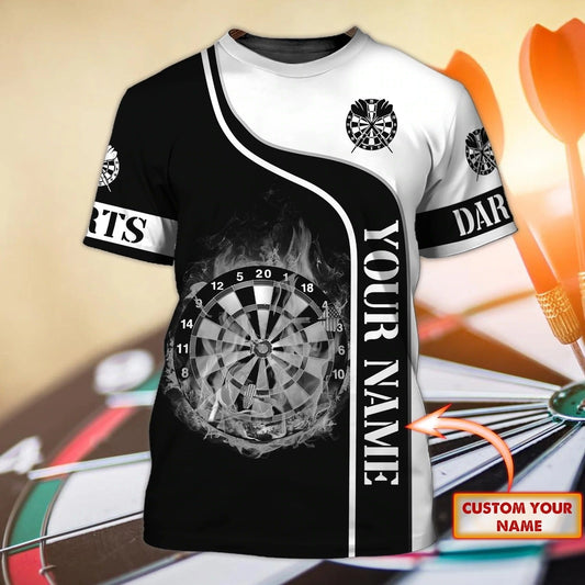 Personalized Dart Shirt Full Printing For Darts Player, Gift For Dart Lover, Dart Player Gifts TO0098