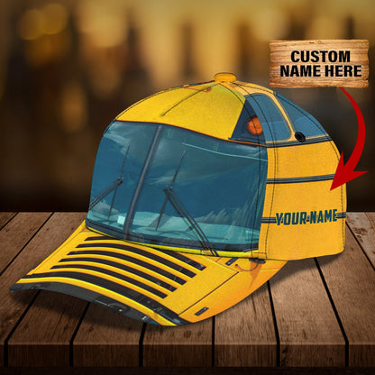 3D Classic Cap Bus Driver Personalized Name Cap Lasfour CA0645