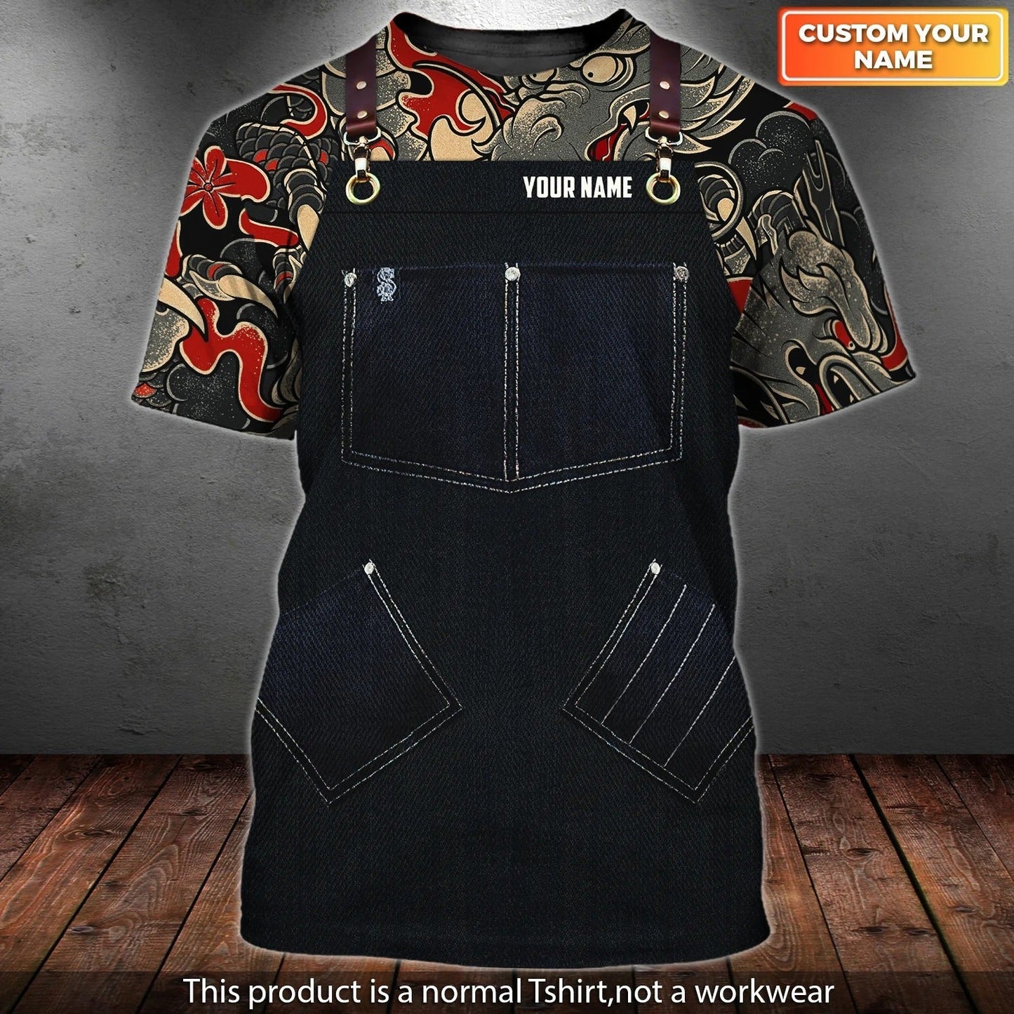 Personalized 3D Tattoo Shirt Men, Tattoo Artist Tshirt, Tattoo Apparel TO2687