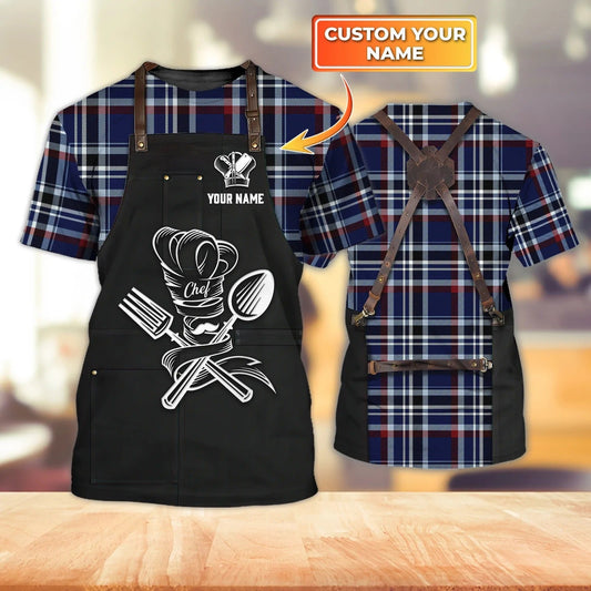 Personalized 3D All Over Print Chef Shirt Cool Master Chef Uniform Gift For Master Chef Men Women TO1647