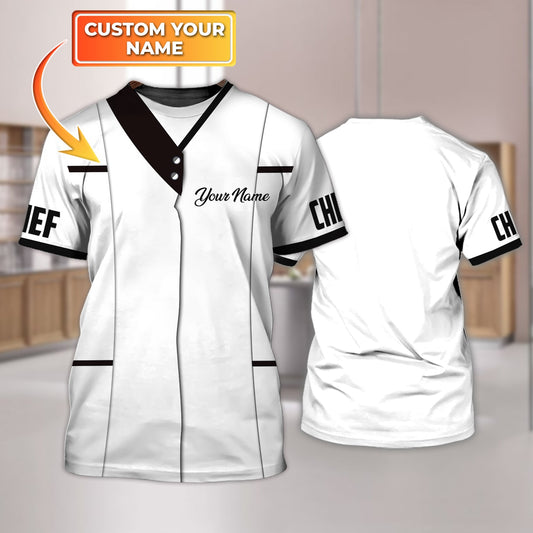 Customized With Name 3D All Over Printed Shirt For Master Chef TO1319