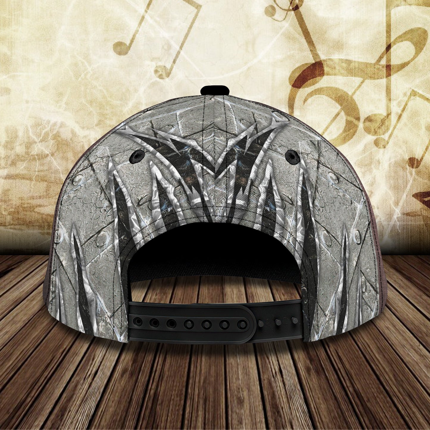 3D Classic Cap The Drummer Personalized Name Cap Lasfour CA0700