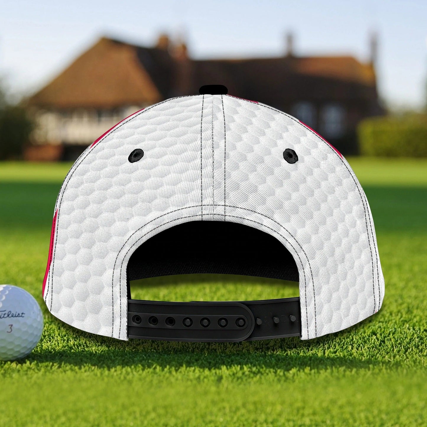 Personalized Progress Of A Golf Master 3D Cap Hat, I Love Golf Full Print White Cap Hat CO0373