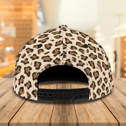 3D Classic Cap Personalized Classic Cap Dachshund Leopard Lasfour CA1447