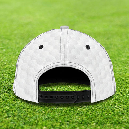 Personalized 3D Full Printed Cap For Girl Love Golf And Dog, 3D Golf Cap Hat For Her CO0375