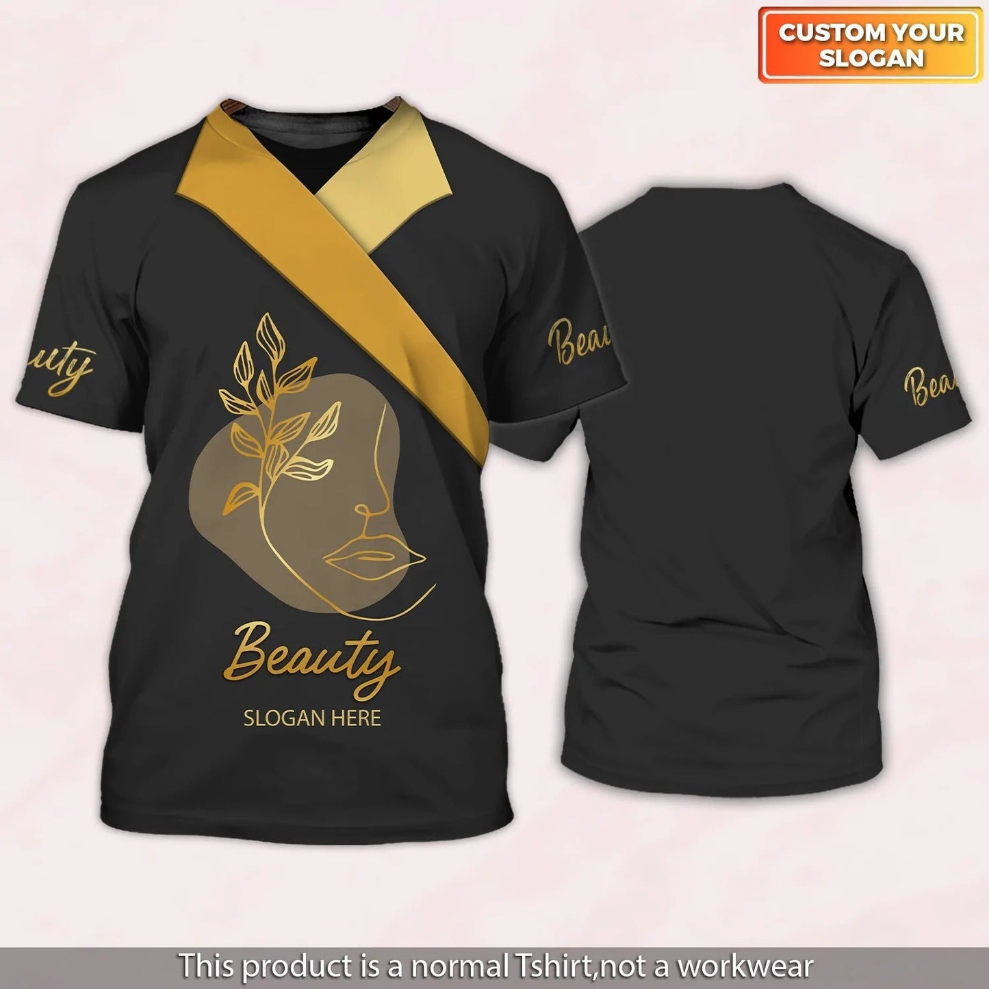 Beauty Consultant Personalized Your Slogan 3D T-shirt TO2662