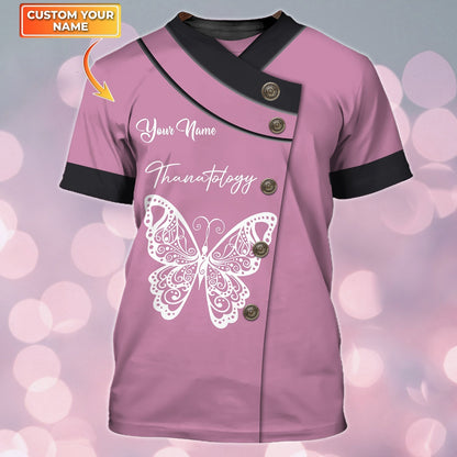 Personalized 3D Tshirt Tad Thanatology Pink Shirts TO1187