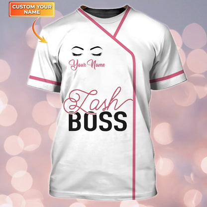 Personalized 3D Tshirt Tad Lash Boss Eyelash Technician Shirts TO1321