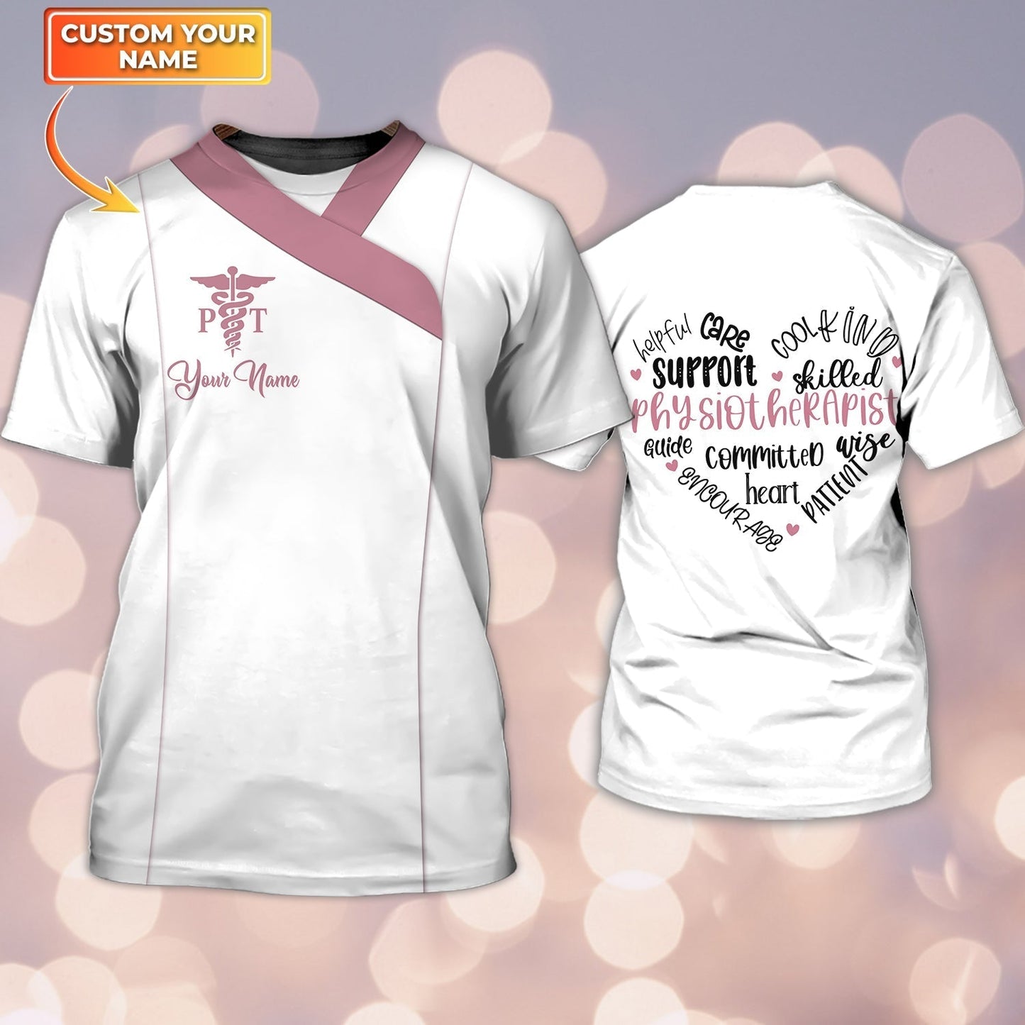 Custom 3D Physiotherapist Shirt For Men Women, Physiotherapist Gift TO1186